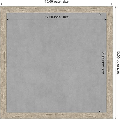 Amanti Art Silver Framed Magnetic Board 13x13 X-Small Vision Board - Image 4