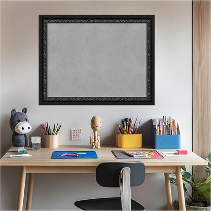 Amanti Art Black Framed Magnetic Board 22x28 Medium Vision Board - Image 6