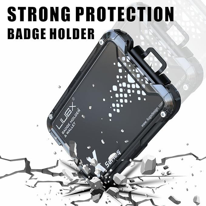 LIUGX Carbon Fiber Badge Holder, ID Card Holder - Image 3