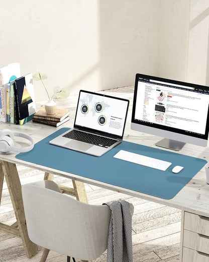 YSAGi Non-Slip Leather Desk Pad L Size, Waterproof Laptop Computer Desk - Image 2
