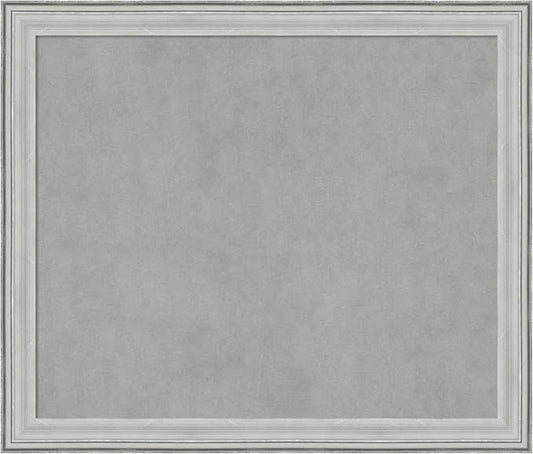 Amanti Art Silver Framed Magnetic Board 23x27 Medium Vision Board by AmantiArt