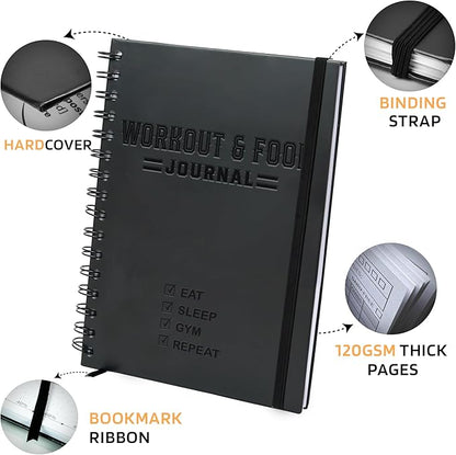 Nextnoid Hardcover Fitness & Food Journal - Image 6