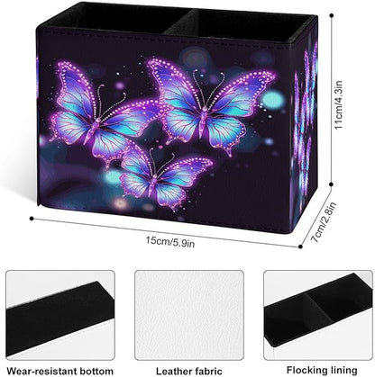 Famame Flying Butterflies Purple Pencil Holder - Image 3