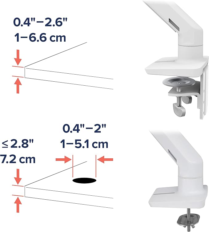 Ergotron – HX Dual Monitor Arm, VESA Desk Mount – - Image 6