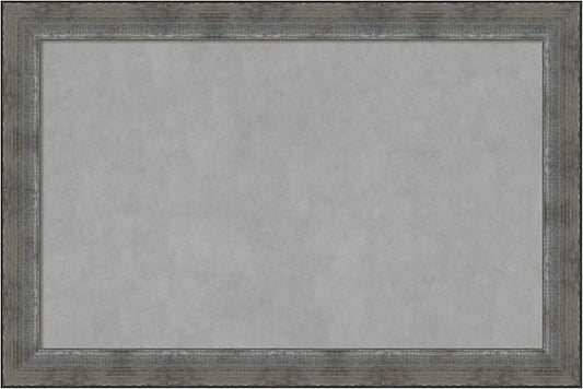 Amanti Art Silver Framed Magnetic Board 24x36 Large Vision Board by AmantiArt