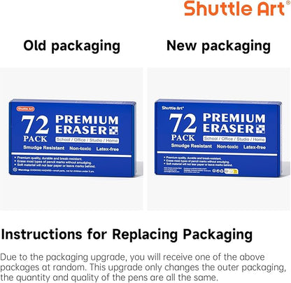 Erasers, Shuttle Art 72 Pack Premium Erasers Bulk - Image 8