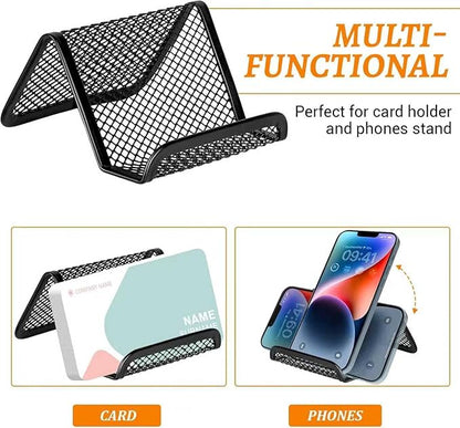 EMOMAS Business Card Holder for Desk, Office Desktop Business Card Display - Image 4