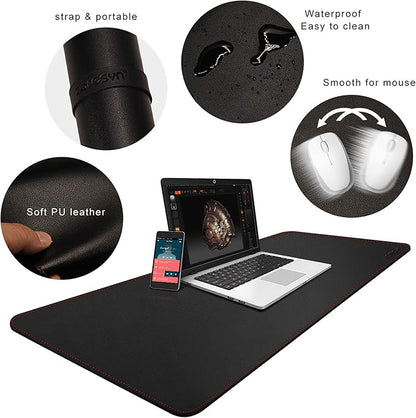 ZORESYN PU Leather Desk Pad - Image 3