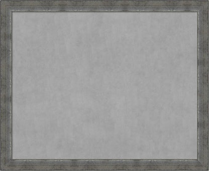 Amanti Art Silver Framed Magnetic Board 36x44 X-Large Vision Board by AmantiArt