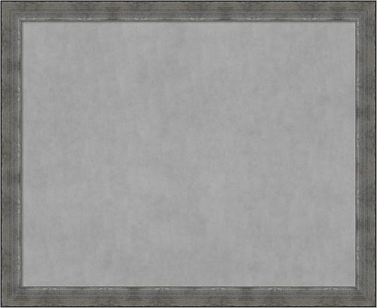 Amanti Art Silver Framed Magnetic Board 36x44 X-Large Vision Board by AmantiArt