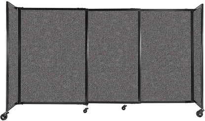 Versare Straightwall Sliding Portable Wall Partition | Freestanding Office by VERSARE