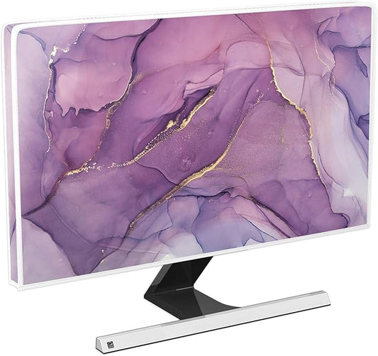 Baocicco Fashion Violet Marble Waterproof TV Dust Cover 45, 48 Inch Anti-Static by Baocicco
