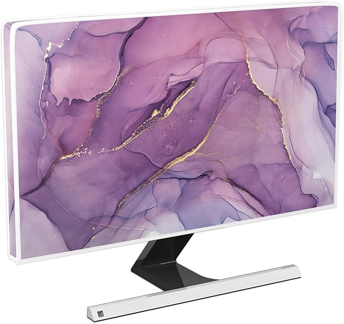 Baocicco Fashion Violet Marble Waterproof TV Dust Cover 58, 60 Inch Anti-Static by Baocicco