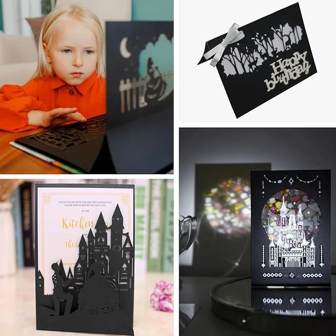 OcePor 100 Sheets Black Cardstock 9” x 12”, 92lb/250gsm Black Card Stock - Image 6