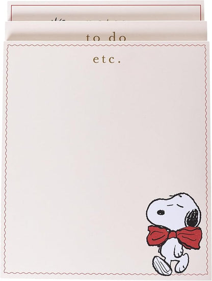 Graphique Peanuts Assorted Notepads Luxe Collection, 60 Sheets/Pad, 6.3” x 8.46” - Image 3