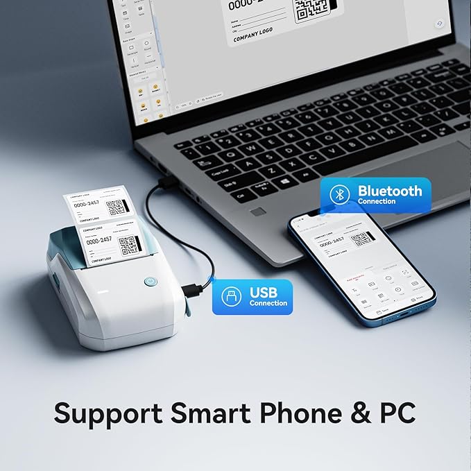 NIIMBOT B1 Label Maker with 3 Roll Tapes, 2 Inch Portable Thermal Label Printer - Image 7