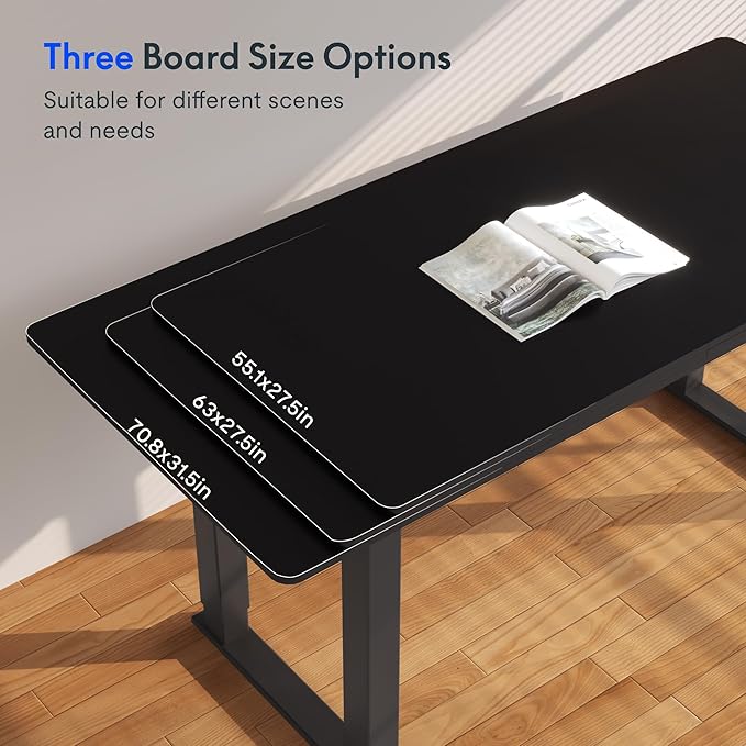 FLEXISPOT 4 Leg Standing Desk 71 x 32 Inch Electric Adjustable Height Sit Stand - Image 6