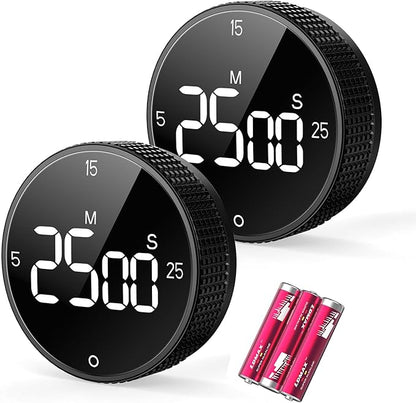 Allbean Digital Kitchen Timer, Large Display Magnetic Countdown Countup Timer by SmartTimingforEveryMoment