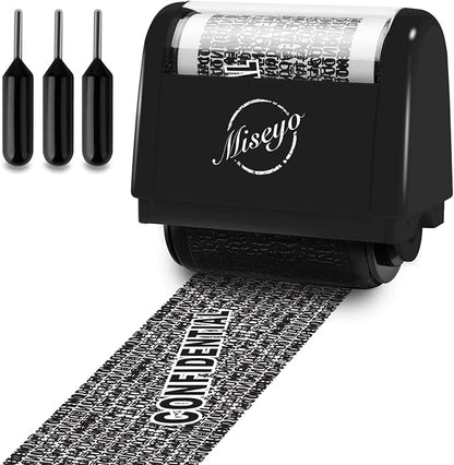 Miseyo Identity Theft Protection Roller Stamp Set by Miseyo