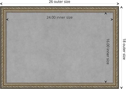 Amanti Art Silver Framed Magnetic Board 18x26 Medium Vision Board - Image 4