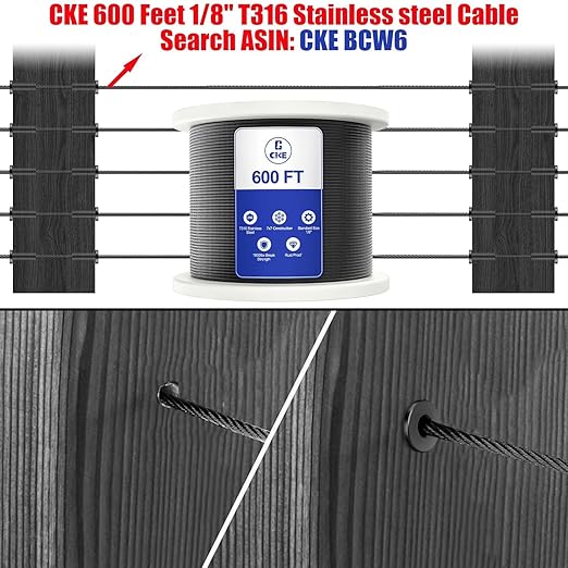CKE 100 Pack T316 Stainless Steel Black Protector Sleeves - Image 5