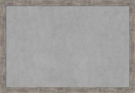 Amanti Art Silver Framed Magnetic Board 27x39 Large Vision Board by AmantiArt