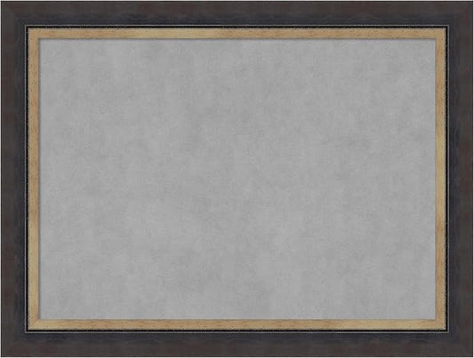 Amanti Art Black Framed Magnetic Board 25x33 Medium Vision Board by AmantiArt