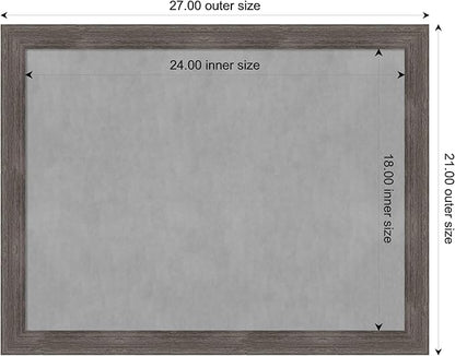Amanti Art Grey Framed Magnetic Board 21x27 Medium Vision Board - Image 4