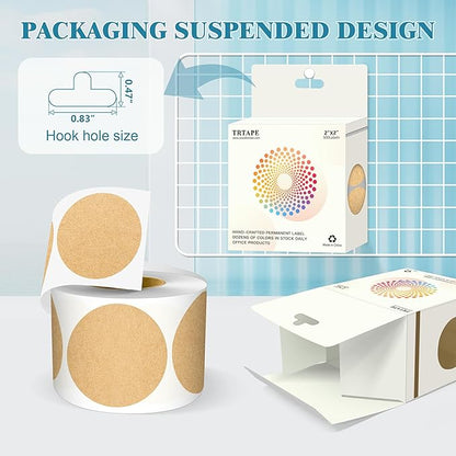 2 Inch Round Color Coding Labels - Image 3