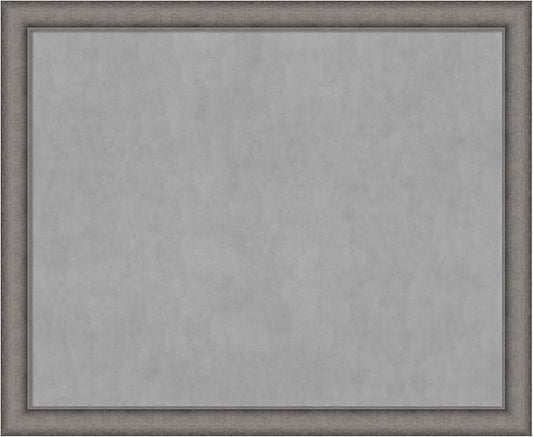 Amanti Art Grey Framed Magnetic Board 36x44 X-Large Vision Board by AmantiArt