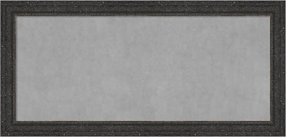 Amanti Art Black Framed Magnetic Board 25x53 Oversize Vision Board by AmantiArt