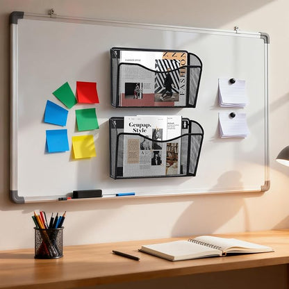 AGPTEK Magnetic File Holder, Hanging Wall Storage Rack - Image 2