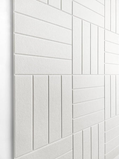 DECORITA White Felt Bulletin Board Tiles | Modern Cork Board Alternative | by DesignerManufacturerofInnovativeBulletinBoardSolutionsforHomeOffice