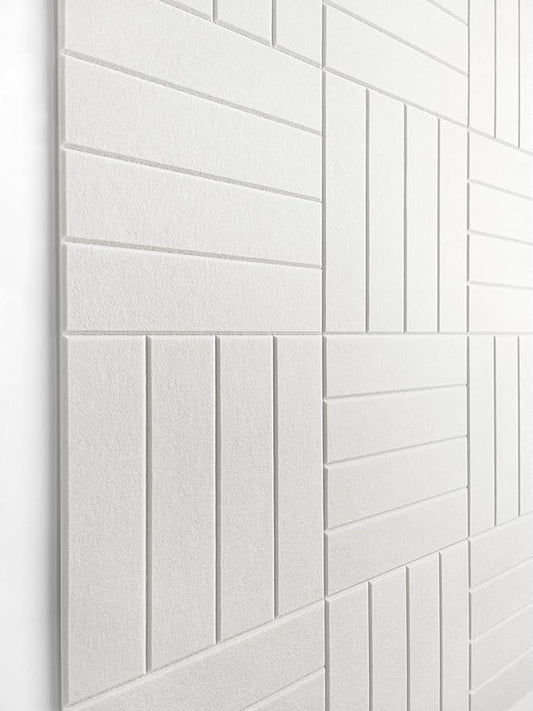 DECORITA White Felt Bulletin Board Tiles | Modern Cork Board Alternative | by DesignerManufacturerofInnovativeBulletinBoardSolutionsforHomeOffice