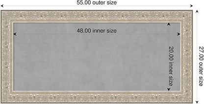Amanti Art Silver Framed Magnetic Board 27x55 Oversize Vision Board - Image 2