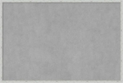 Amanti Art Silver Framed Magnetic Board 25x37 Large Vision Board by AmantiArt