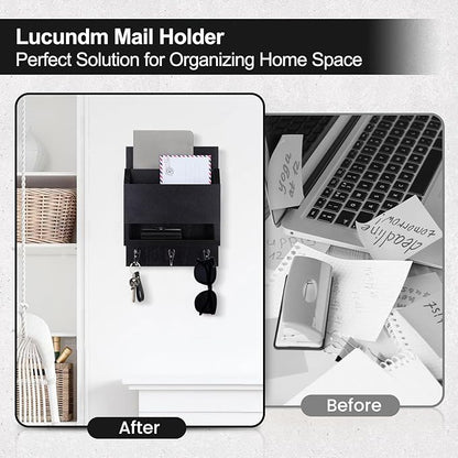 Lucundm Key and Mail Holder for Wall, Key Holder - Image 6