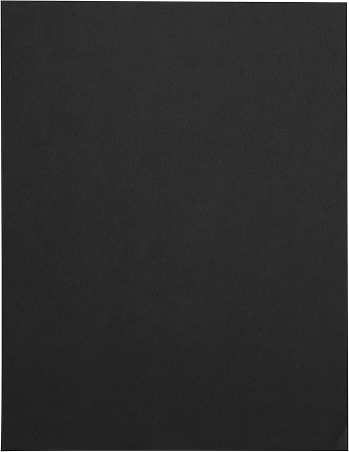 LUXPaper 8.5" x 11" Paper | Letter Size | Midnight Black | 28lb. | 250 Qty by LUXPaper