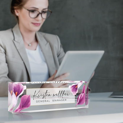 Custom Name Plate for Desk, Desk Name Plate Personalized, Office Decor for - Image 8