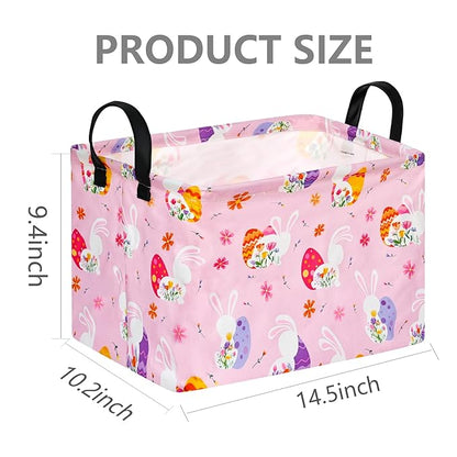 FUULOXE Storage Bin for Shelves Rectangle Closet Baskets Foldable Box - Image 2