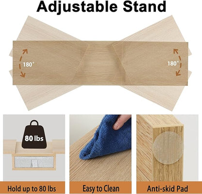 TEAMIX 3 Shelf Monitor Stand Riser - Image 4