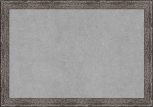 Amanti Art Grey Framed Magnetic Board 19x27 Medium Vision Board by AmantiArt