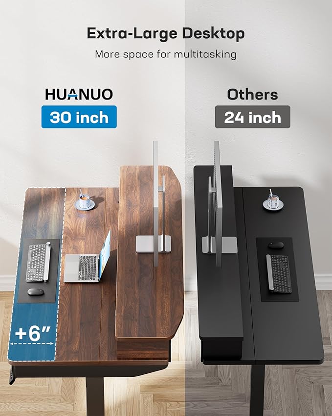 HUANUO 48 x 30 inch Electric Standing Desk - Image 5