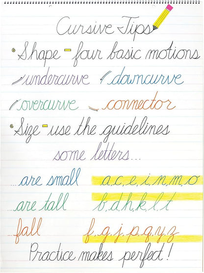 D'Nealian Chart Tablet, 25 Sheets - Image 2