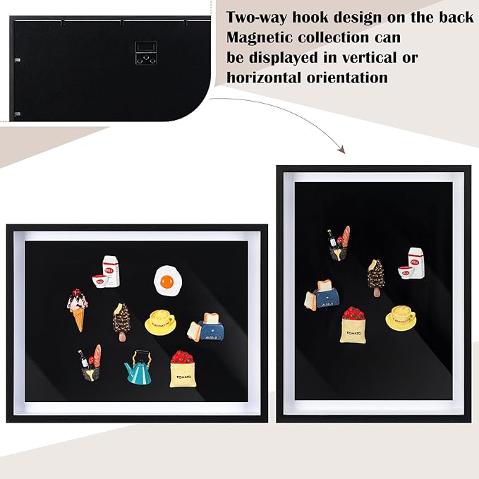Vicenpal 1 Pcs Large Magnetic Board 16" x 12" Magnet Display Board Removable - Image 6