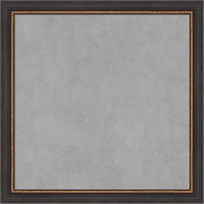 Amanti Art Black Framed Magnetic Board 23x23 Medium Vision Board by AmantiArt