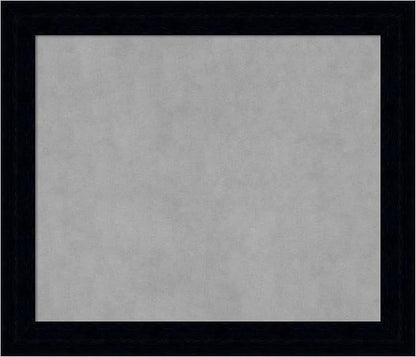 Amanti Art Black Framed Magnetic Board 24x28 Medium Vision Board by AmantiArt