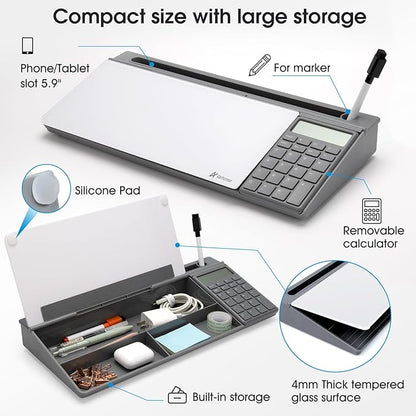 Varhomax Glass Desk Whiteboard - Image 6