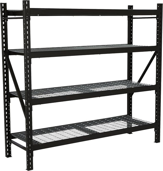 Ironton 4-Tier Industrial Steel Shelving Unit, 000-Pound Load Capacity by Ironton