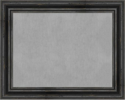 Amanti Art Black Framed Magnetic Board 23x29 Medium Vision Board by AmantiArt